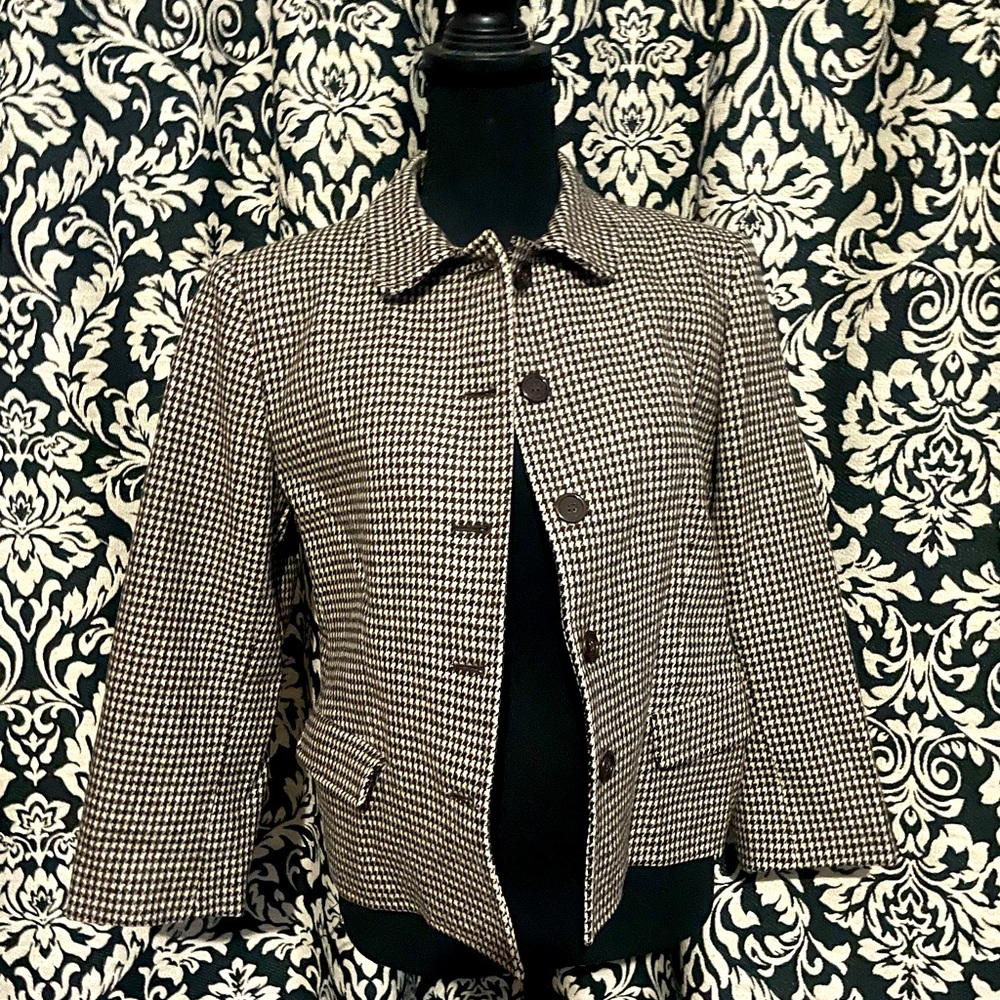 All American Basco Sportswear Houndstooth Coat